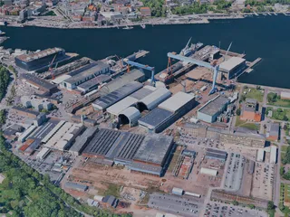 Kiel City, Germany (2024) 3D Model