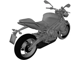 Triumph Street Triple R (2014) 3D Model