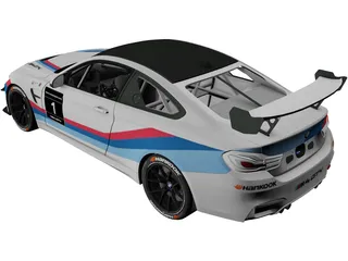 BMW M4 GT4 (2018) 3D Model