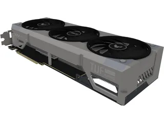 ASUS TUF GeForce RTX 5070 Ti 3D Model