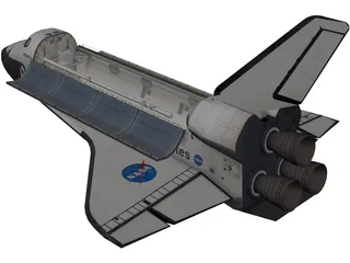 Space Shuttle Atlantis 3D Model