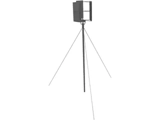 Vertical Axis Wind Turbine 3D Model