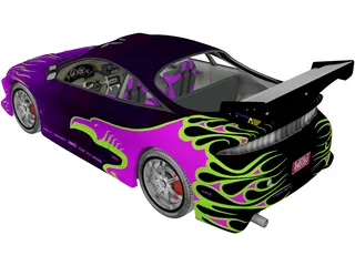 Mitsubishi Eclipse [Tuned] 3D Model