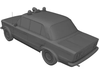 Fiat 125P 3D Model