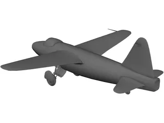 Heinkel He 178 3D Model