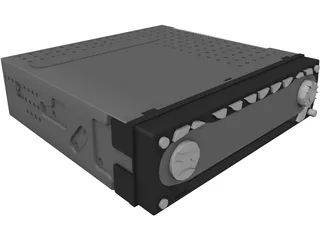 Kenwood Car Radio 3D Model