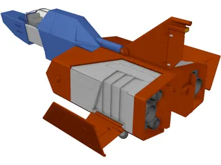 Core Fighter 3D Model