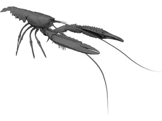 Lobster (Nephrops Norvegicus) 3D Model