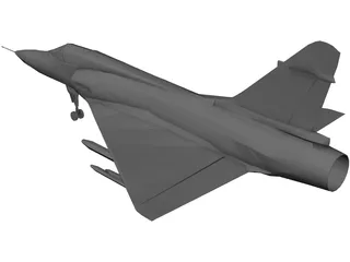 Dassault Mirage Delta 2000 3D Model