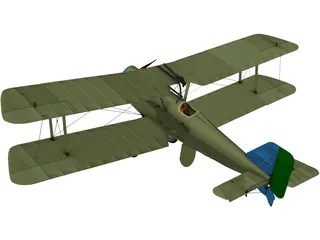 Royal Aircraft Factory S.E.5 (RAF) 3D Model