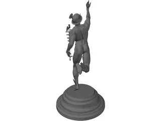 Hermes statuette 3D Model