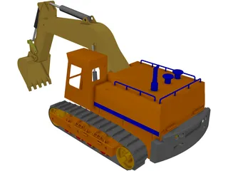 Excavator 3D Model