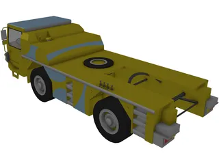 Airport Tug Truck 3D Model