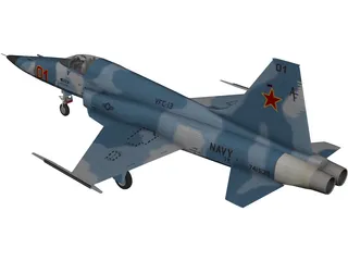 Northrop F-5E Tiger II 3D Model