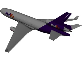 McDonnell Douglas/Boeing MD-11F FedEx 3D Model