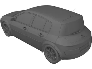 Renault Megane 3D Model
