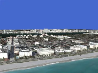 West Palm Beach City 3D Model