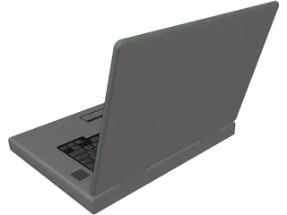 Dell M90 15 inch Laptop Computer 3D Model