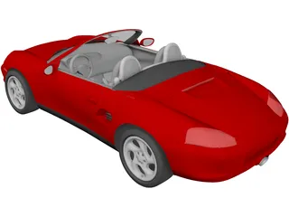 Porsche Boxster (1997) 3D Model