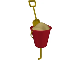 Sand Bucket 3D Model