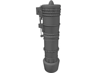 Jet Engine 3D Model