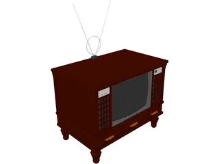Television 3D Model