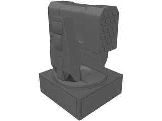 RIM-116 Rolling Airframe Missile Lanuncher 3D Model