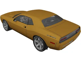 Dodge Challenger RT 3D Model