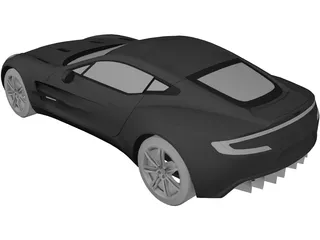 Aston Martin One-77 3D Model