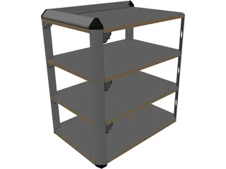 Stereo Rack 3D Model