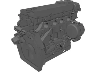 Nissan SR20 Engine 3D Model