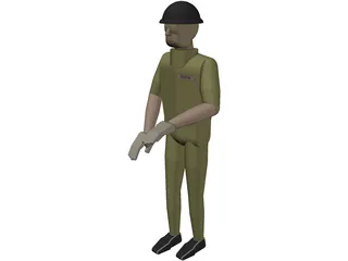 Human Operator 3D Model