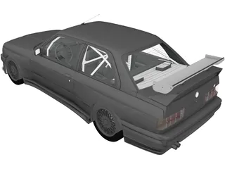 BMW M3 E30 (1991) 3D Model