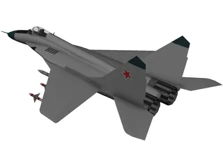 MiG-29A 3D Model