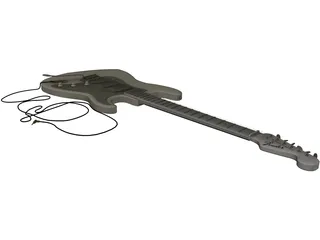 Fender Stratocaster Guitar 3D Model