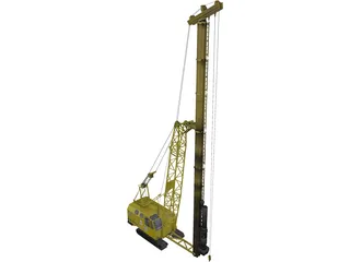 TAKRAF RDK 250.1 Crane 3D Model