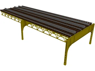 Chicago L-Track 3D Model