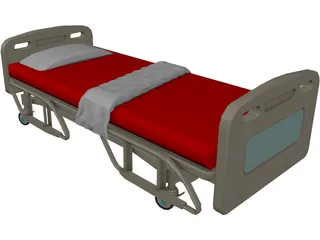 Bed Hospital 3D Model