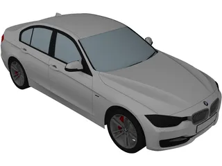BMW 3-Series 335i [F30] (2012) 3D Model