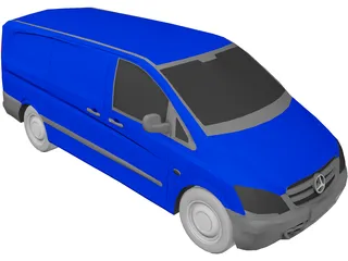 Mercedes-Benz Vito (2012) 3D Model