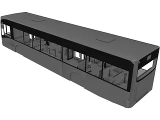 Van Hool A300 Bus Body 3D Model