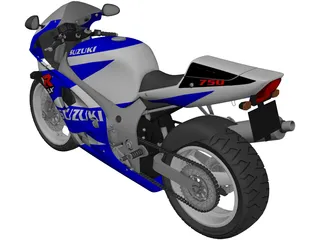 Suzuki GSX-R 750 3D Model
