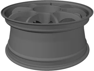 OZ Racing Rim 3D Model
