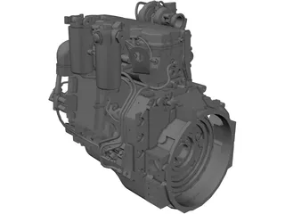 Cummins QSB4.5TAA Engine 3D Model