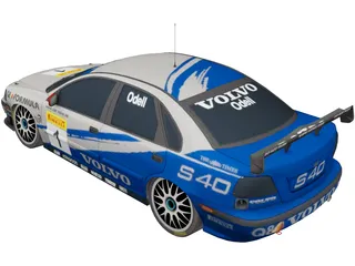 Volvo S40 Rally (2001) 3D Model