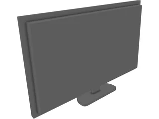 LG 42PQ2000 Plasma Television 3D Model