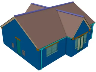 Bungalow 3D Model