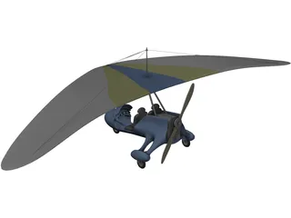 Microlight 3D Model