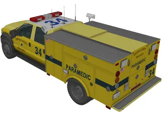 Ford F-450 Rescue 3D Model