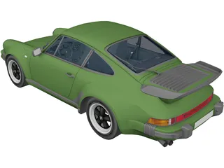 Porsche 911 Turbo (1982) 3D Model